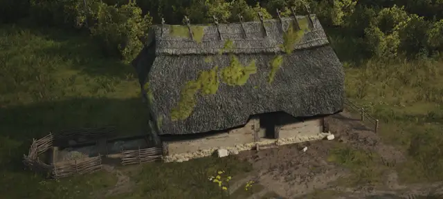 Forager hut in Manor Lords