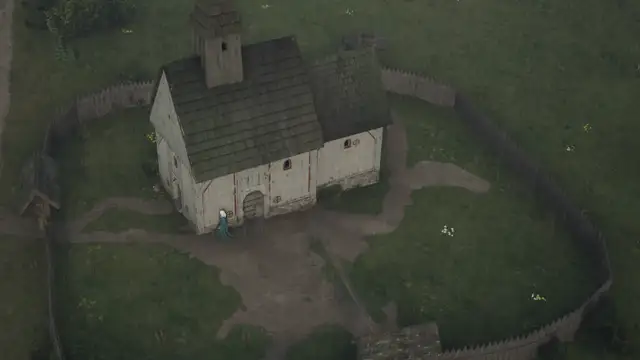 Wooden church in Manor Lords